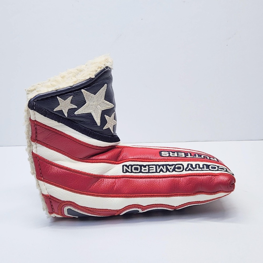 Scotty Cameron USA Flag Blade Putter Headcover Red White Blue Golf Titleist